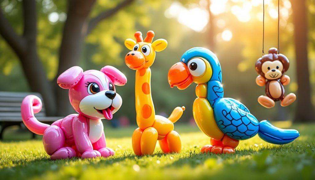 découvrez des idées créatives et originales pour transformer des ballons en fantastiques animaux en baudruche. que ce soit pour une fête, un anniversaire ou simplement pour le plaisir, inspirez-vous de nos tutoriels et conseils pour réaliser des créations ludiques et colorées qui émerveilleront petits et grands.